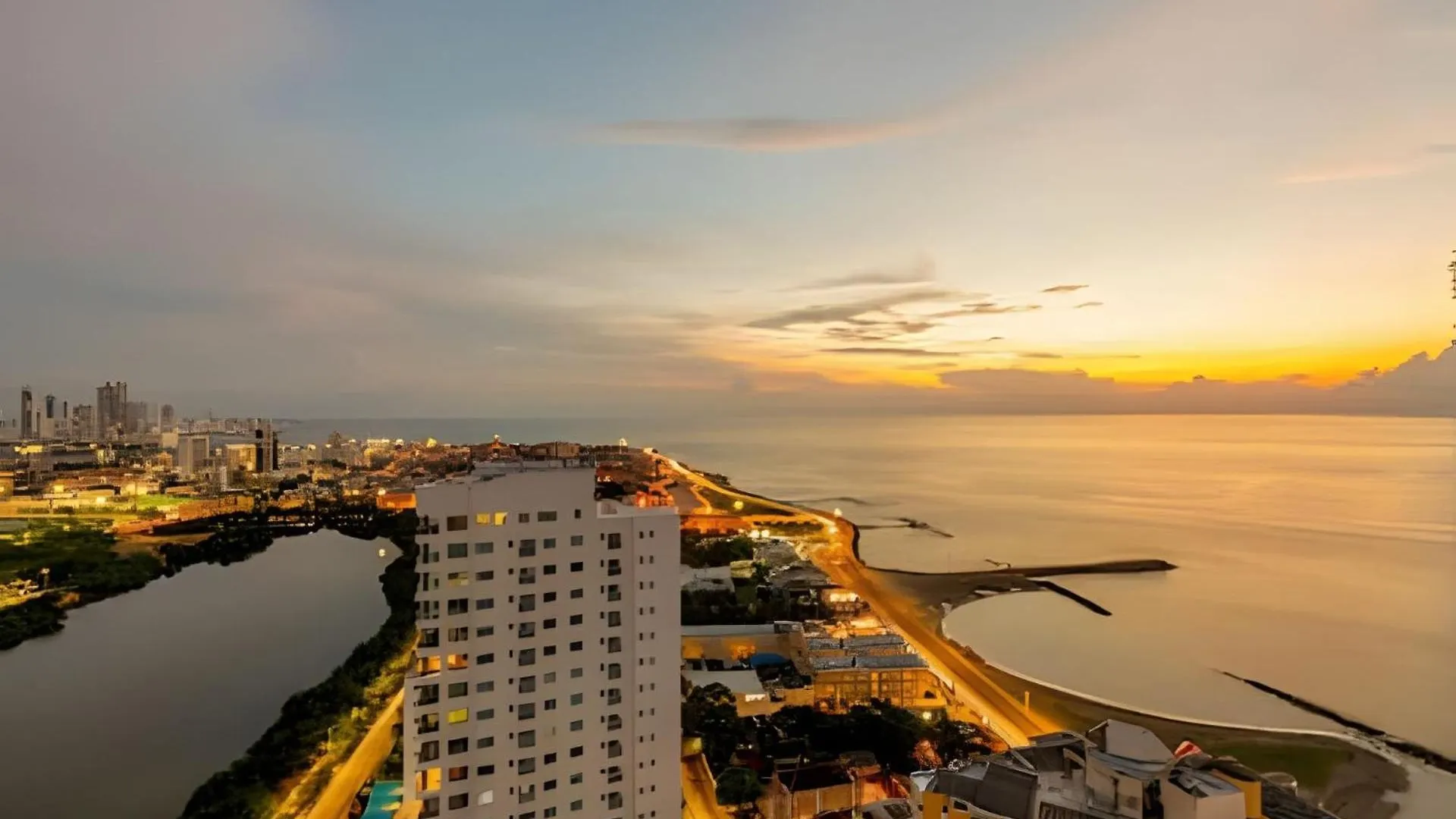 Nuevo Vista Al Mar / Centro Historico Piso 28 Apartman Cartagena Kolumbia
